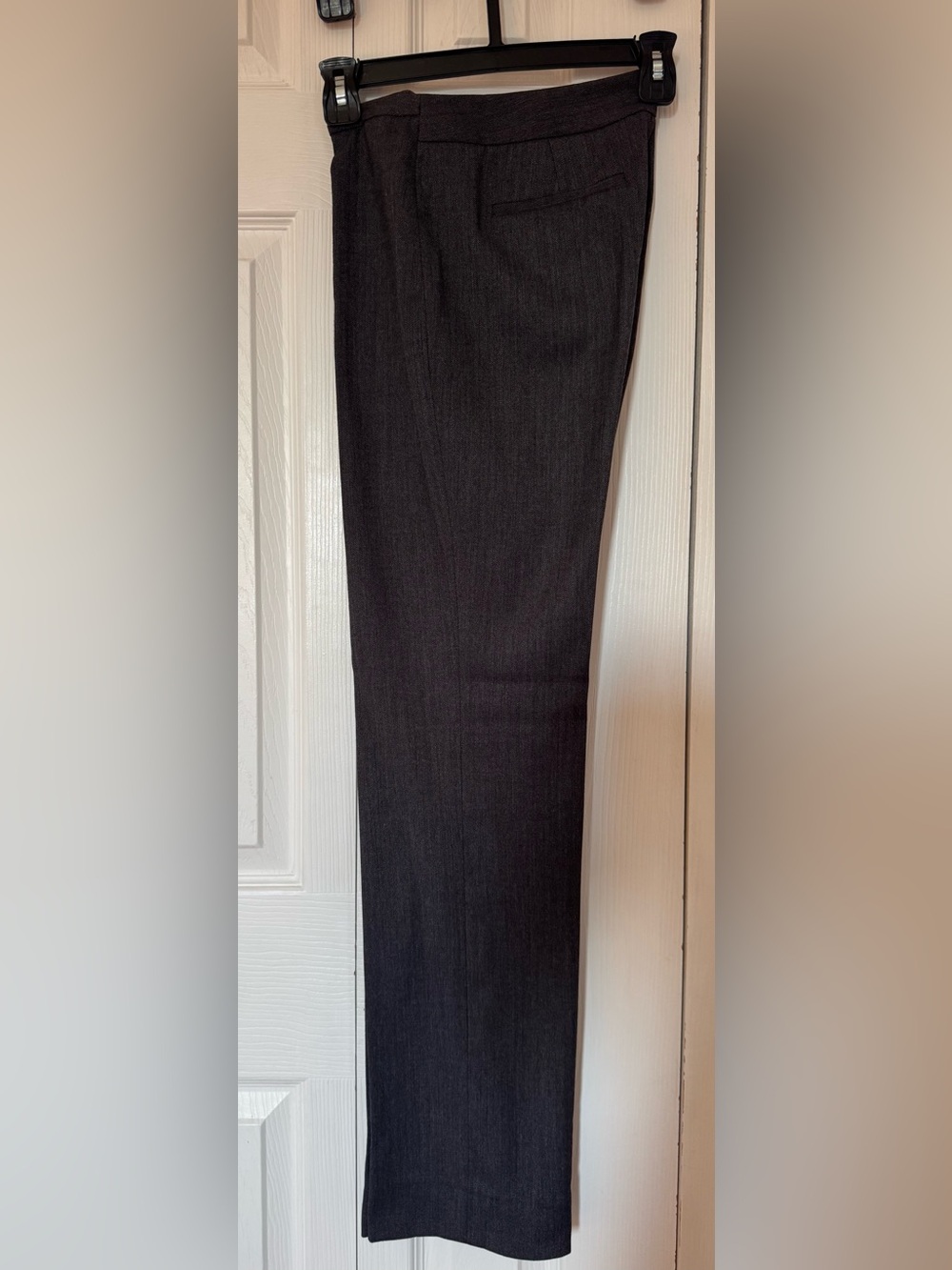 Tahari Women's Charcoal Gray Straight-Leg Dress Pants